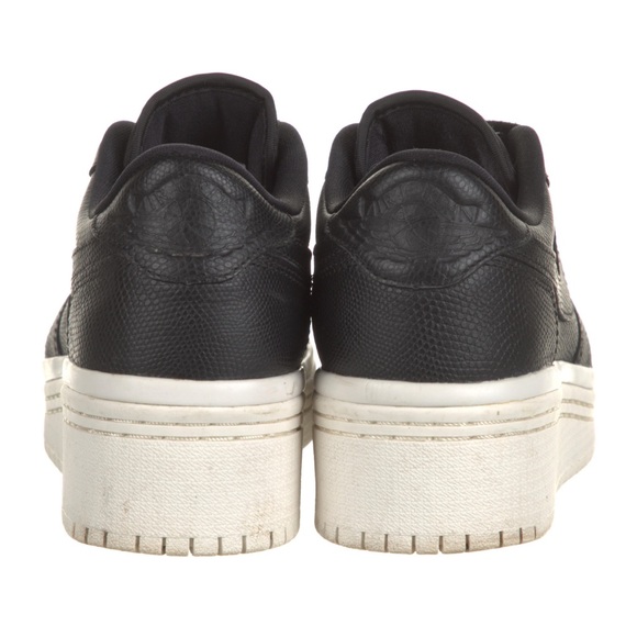 Nike Black Leather Platform Wedge Sneakers - Picture 4 of 5